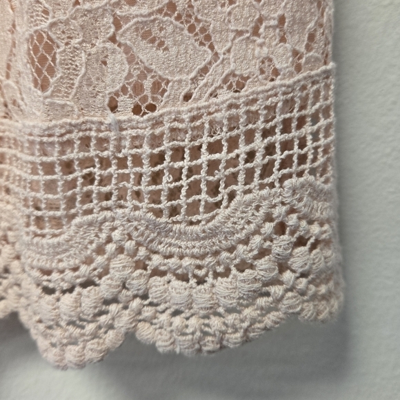 Love on a hanger Lace Halter top Pink L - Picture 4 of 8